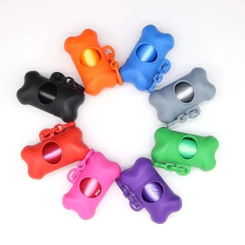 Bone Shaped Pet Waste Bag Dispenser For Dog Walking Supplies