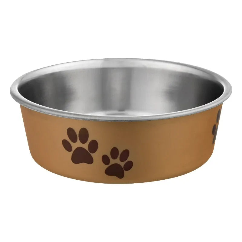 Dog Bowl ，Small Champagne, 1.0 CT，Stops gulping, helps prevent bloat .