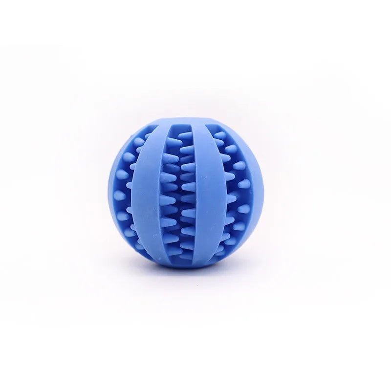 Rubber Dog Ball Teething Puzzle Toy For Biting Training