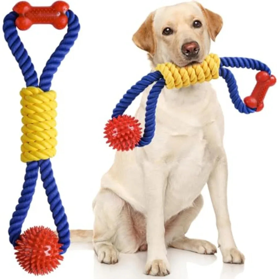 Premium Tough Dog Rope Toy For Tug Of War Play