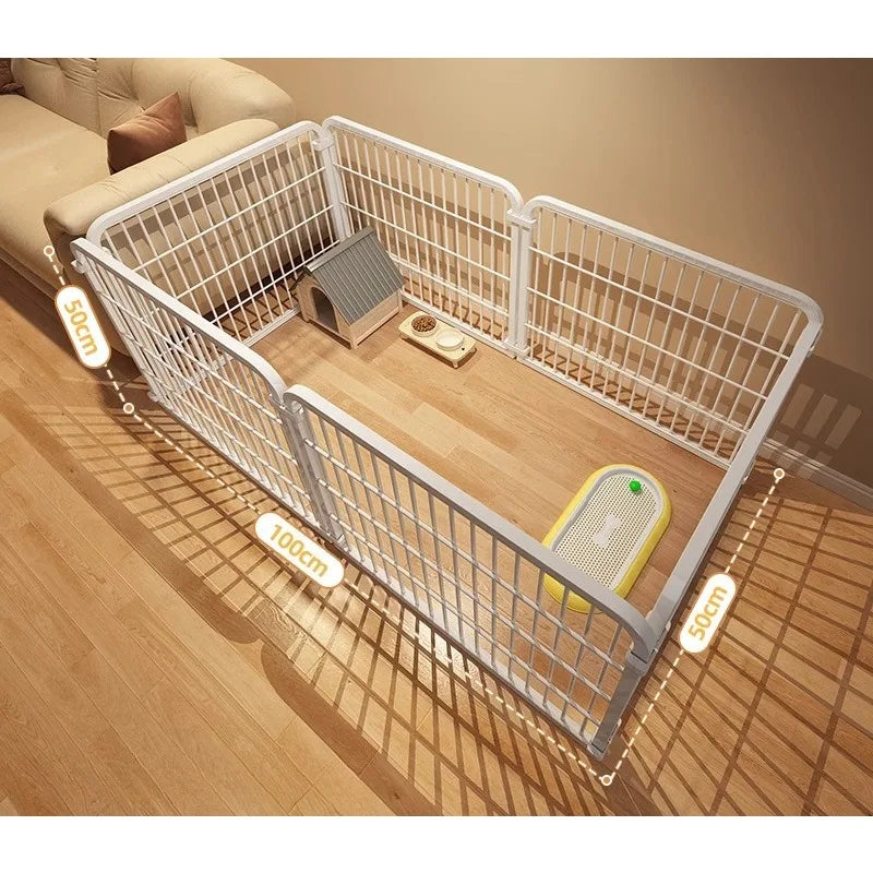 Indoor Iron Dog Cage Secure Metal Pet Kennel For Home Use