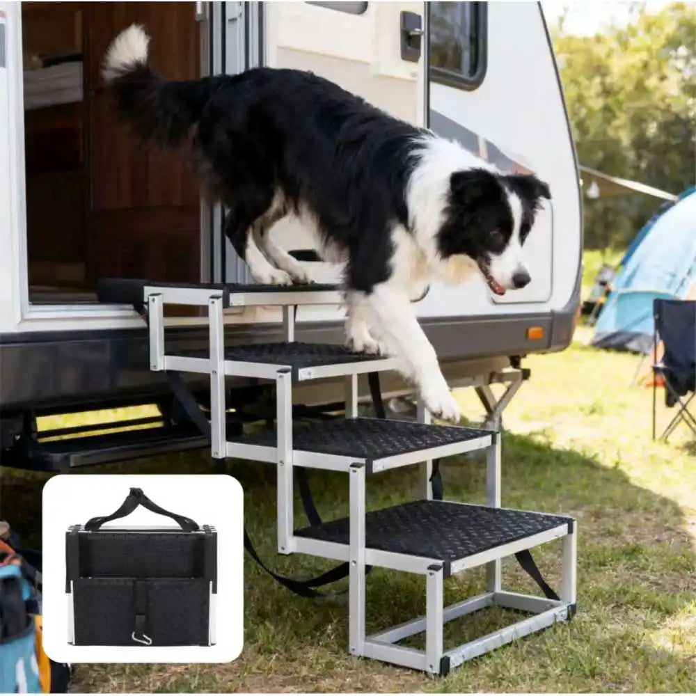 Lism Heavy Duty Portable Foldable Aluminum Dog Ramp