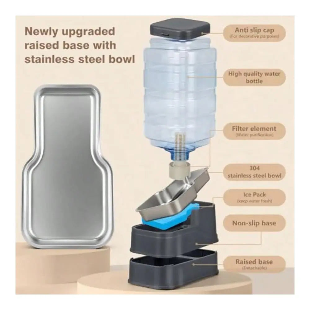Stainless Steel Automatic Dog And Cat Water Dispenser