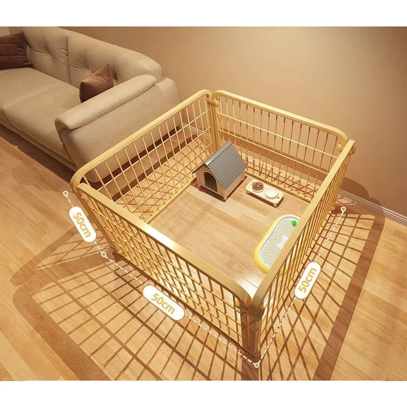 Indoor Iron Dog Cage Secure Metal Pet Kennel For Home Use