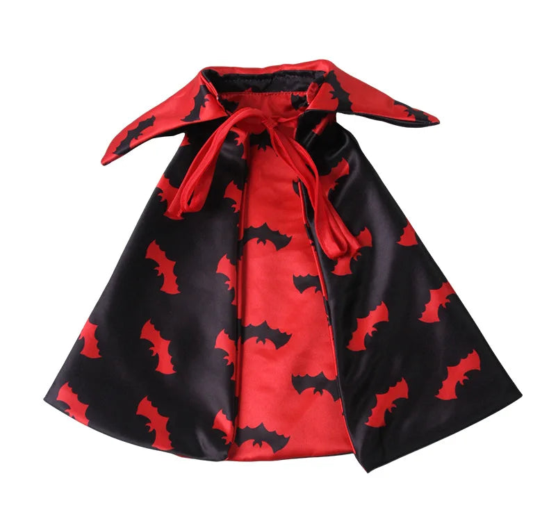 Halloween Reversible Bat Pet Cape Costume For Cats And Dogs