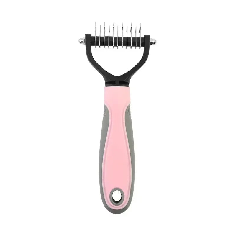 Double Sided Pet Grooming Comb Removes Loose Dog And Cat Fur