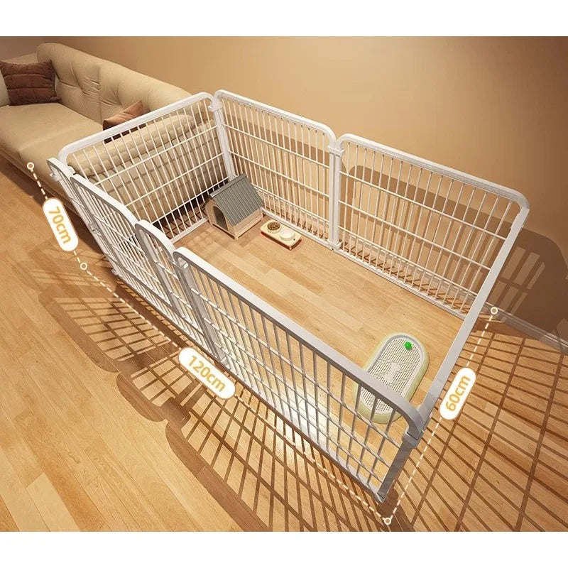 Indoor Iron Dog Cage Secure Metal Pet Kennel For Home Use