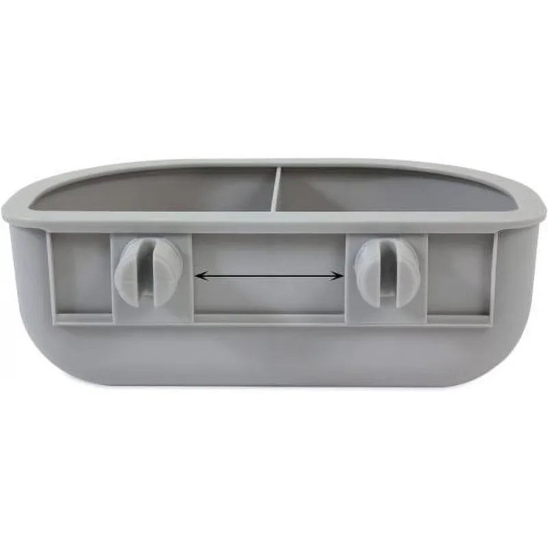 No Spill Kennel Cup Bowl For Dogs Cats Wire Crates