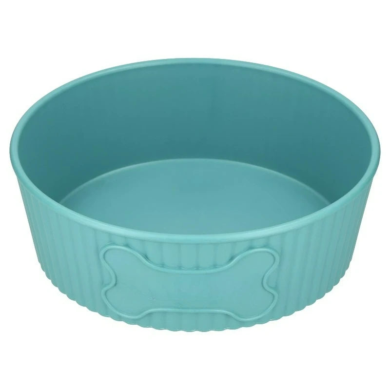 Premium Plastic Round Pet Bowl For Dogs Daily Meals