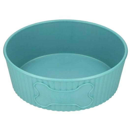 Premium Plastic Round Pet Bowl For Dogs Daily Meals