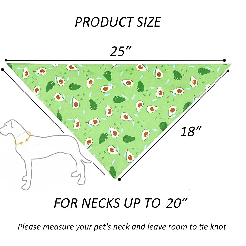 Soft Washable Dog Bandana Scarf With Adjustable Fit Design
