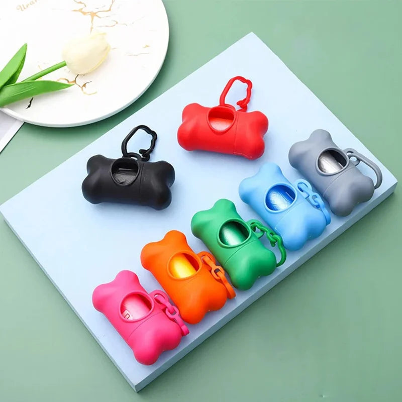 Bone Shaped Pet Waste Bag Dispenser For Dog Walking Supplies