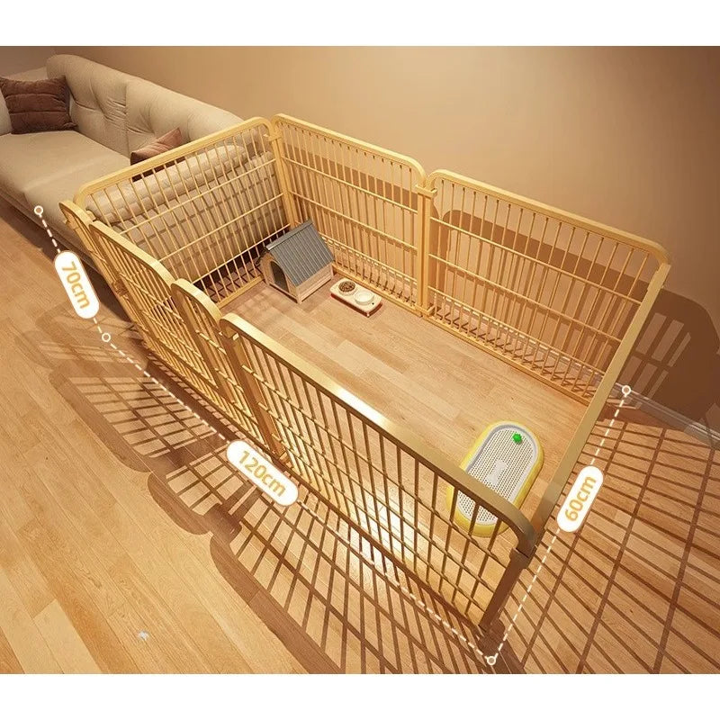 Indoor Iron Dog Cage Secure Metal Pet Kennel For Home Use