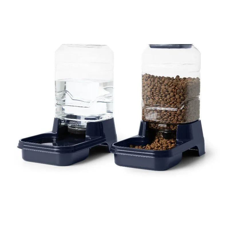 Automatic Gravity Pet Feeder With Water Dispenser For Pets