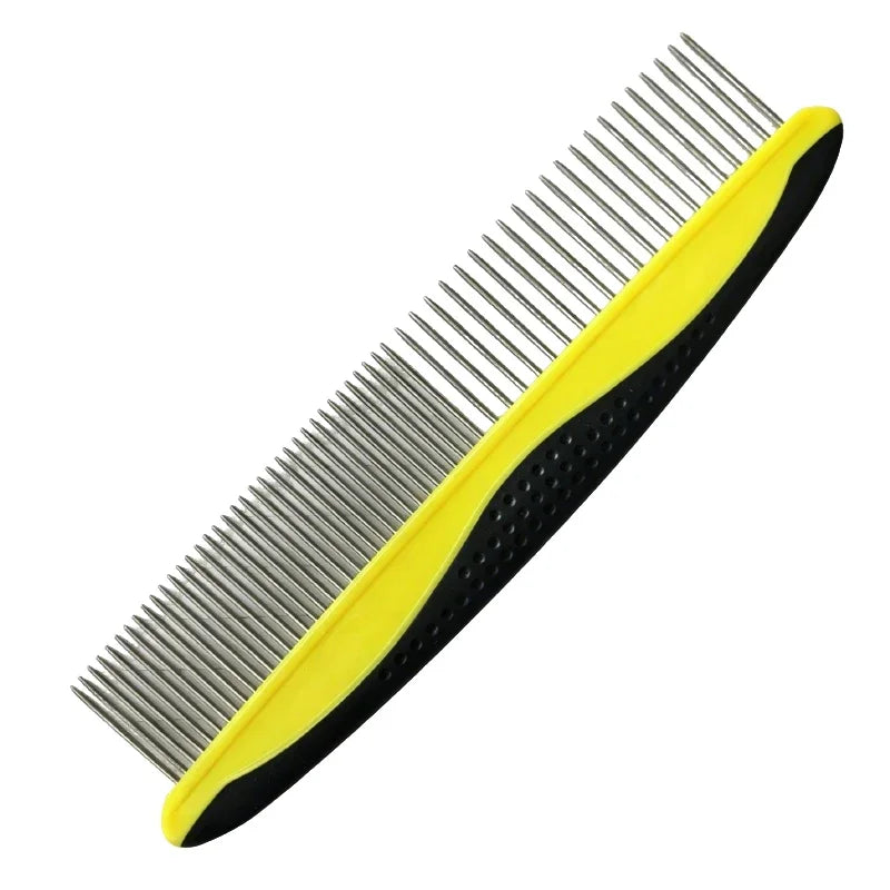 Pet Comb and Grooming Brush Two-Sided Cat Hair Brush Undercoat Rake Comb for Dog Cat Remove Knots Tangles Pet Hair Comb