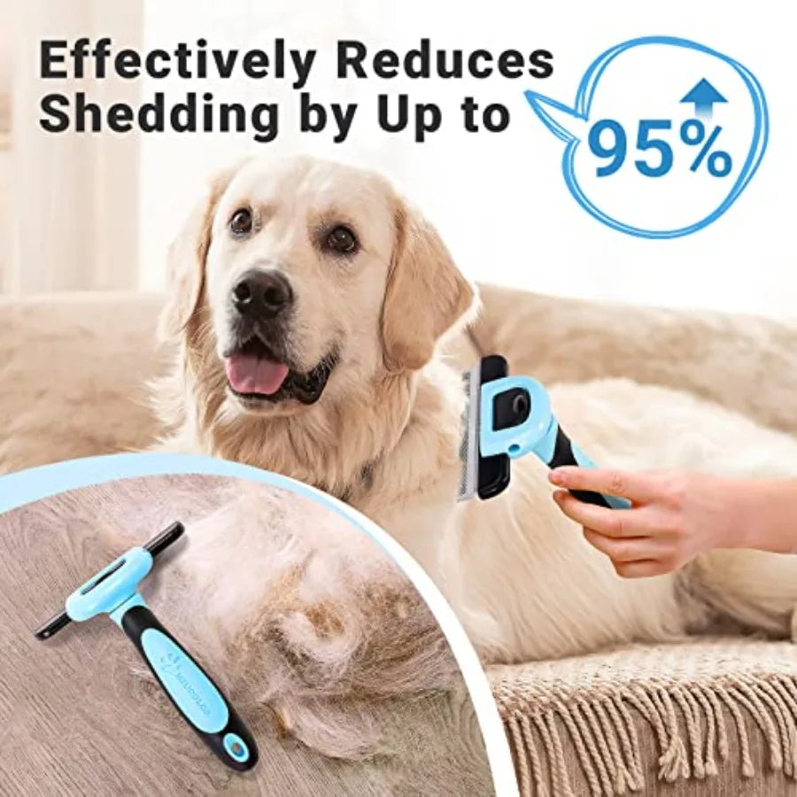 Premium Stainless Steel Deshedding Brush For Dogs And Cats