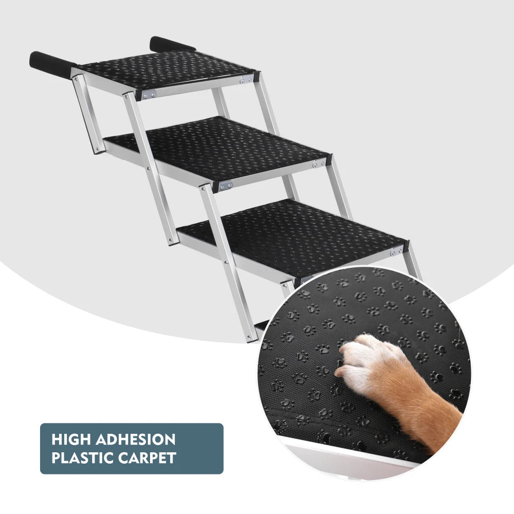 Lism Heavy Duty Portable Foldable Aluminum Dog Ramp