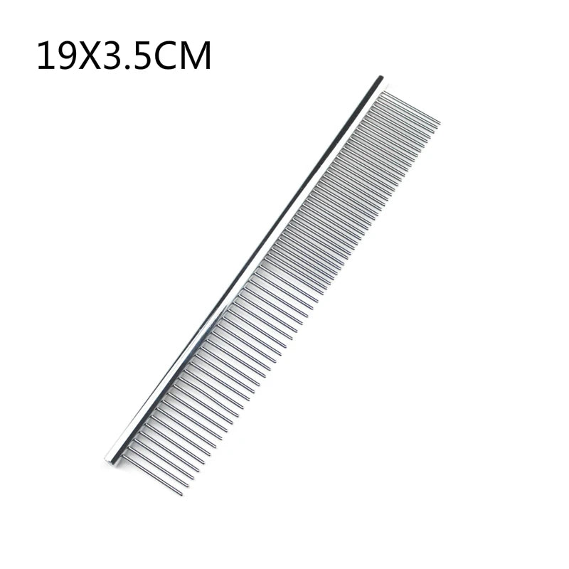 Stainless Steel Pet Grooming Comb For Thick Hair Dematting