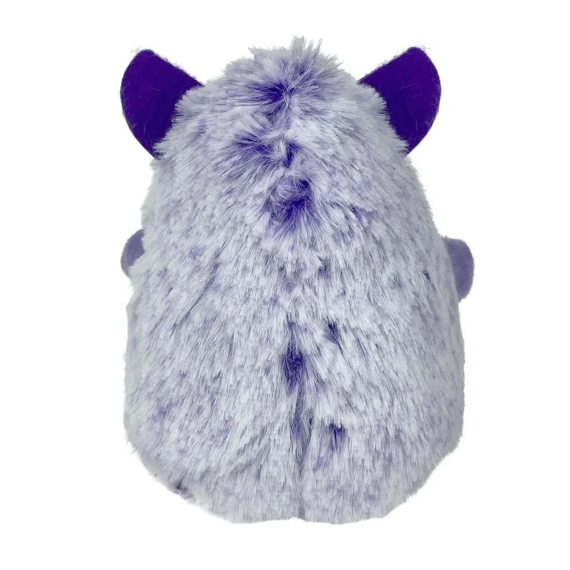 (2 pack) Mini Pet Plush Hedgehog Small Dog Toy with Squeaker, Purple