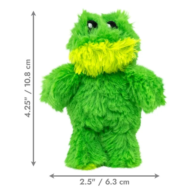 Dog Toy with Squeaker, Frog, XS for Dogs Up to 5 lbs