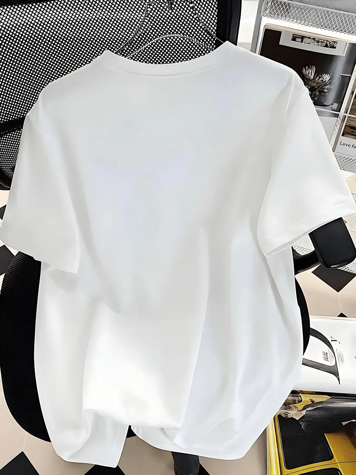 Men's Summer Casual Loose-Fit Short Sleeve Cotton T-Shirt - Trendy Crew Neck, Animal Graphic Design, Breathable and Comfortable Casual Wear, Everyday Tee |   Trendy casual wear |   Soft texture
