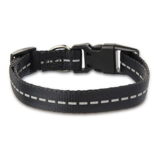 Reflective Polyester Adjustable Dog Collar For Comfortable Everyday Walks