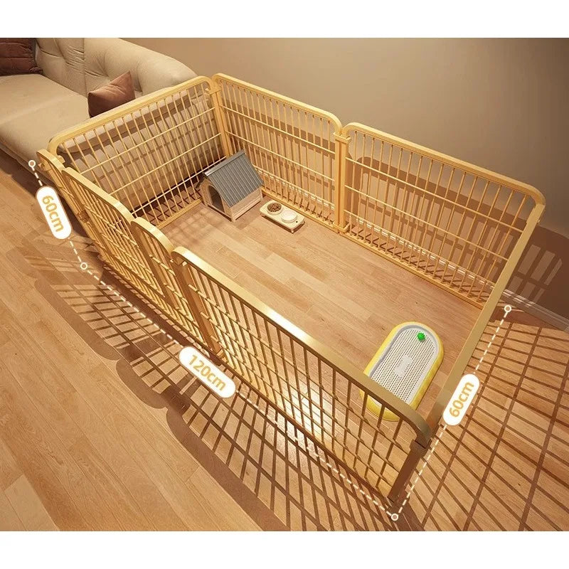 Indoor Iron Dog Cage Secure Metal Pet Kennel For Home Use